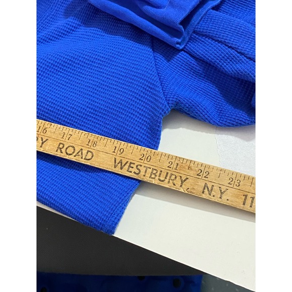 Vintage Nike Team Florida Gators Womens Size XL V-Neck Thermal Hoodie Blue - Picture 4 of 12